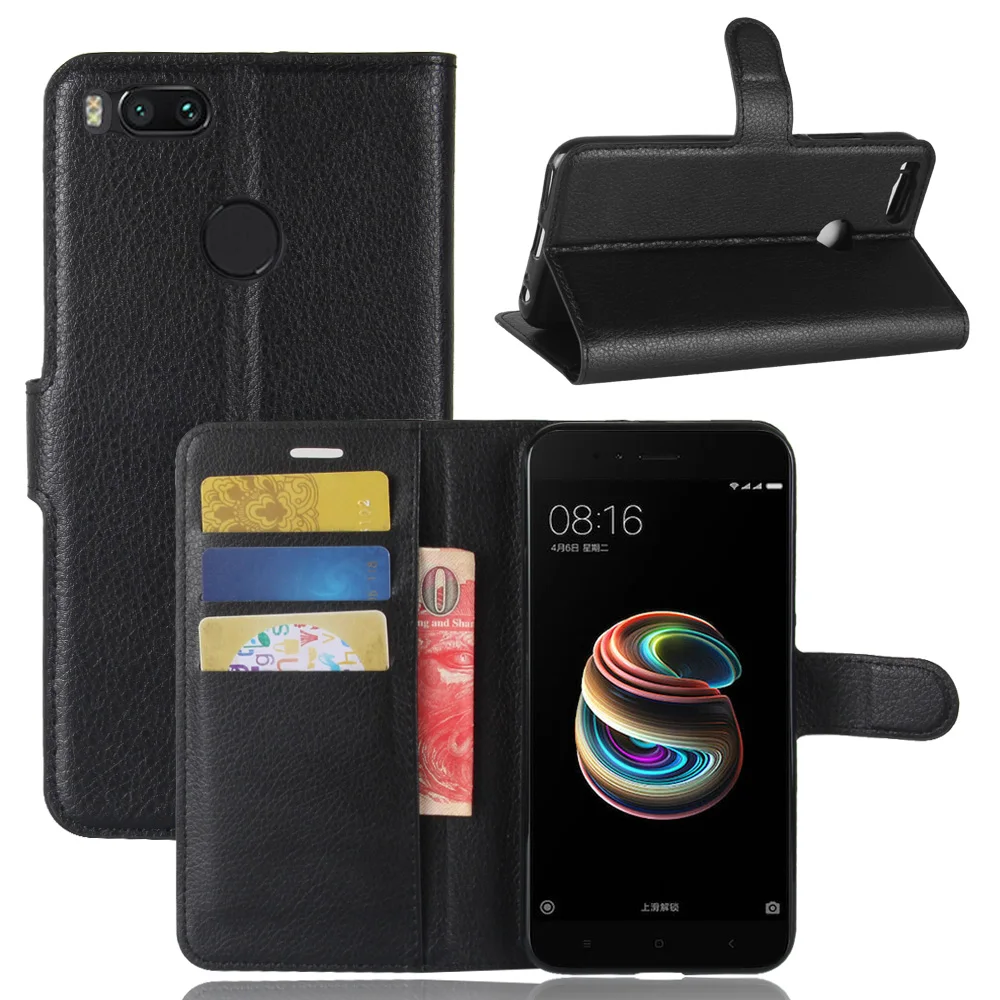 

UTOPER Case For Xiaomi Mi A1 Case Cover Flip Silicone PU Leather Magnetic Card Slot Case For Xiomi Xiaomi Mi A 1 MiA1 Case Cover