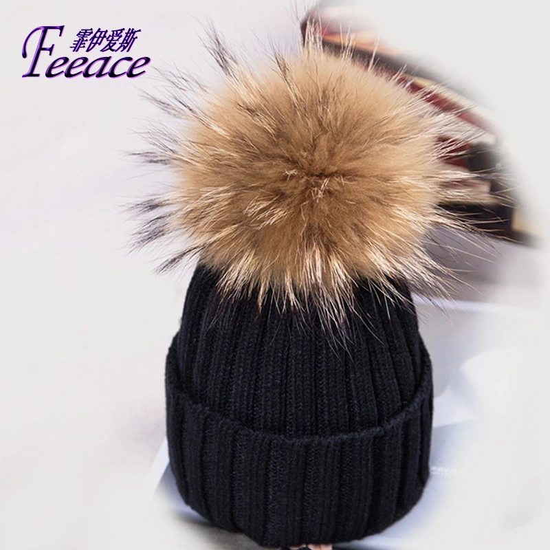 Skullies. норки волос мяч шапка, вязаная шапка, зимние теплые шляпу, шапочка, двойной слой тепловой колпак. волосы мяч шляпа. FX042 Skullies. норки волос мяч шапка, вязаная шапка, зимние теплые шляпу, шапочка, двойной слой тепловой колпак. волосы мяч шляпа. FX042