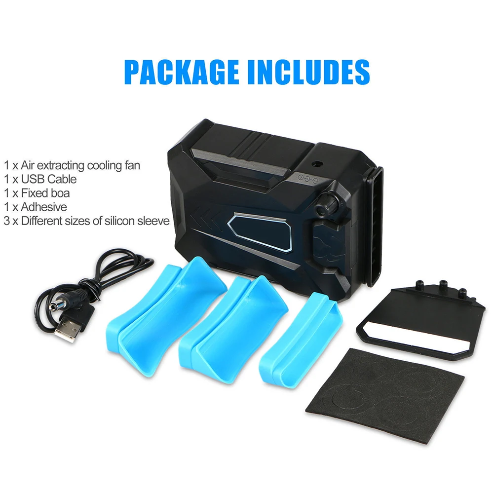 

Mini Vacuum Air Extracting USB Cooling Pads Cooler Fan For Notebook Laptop PC