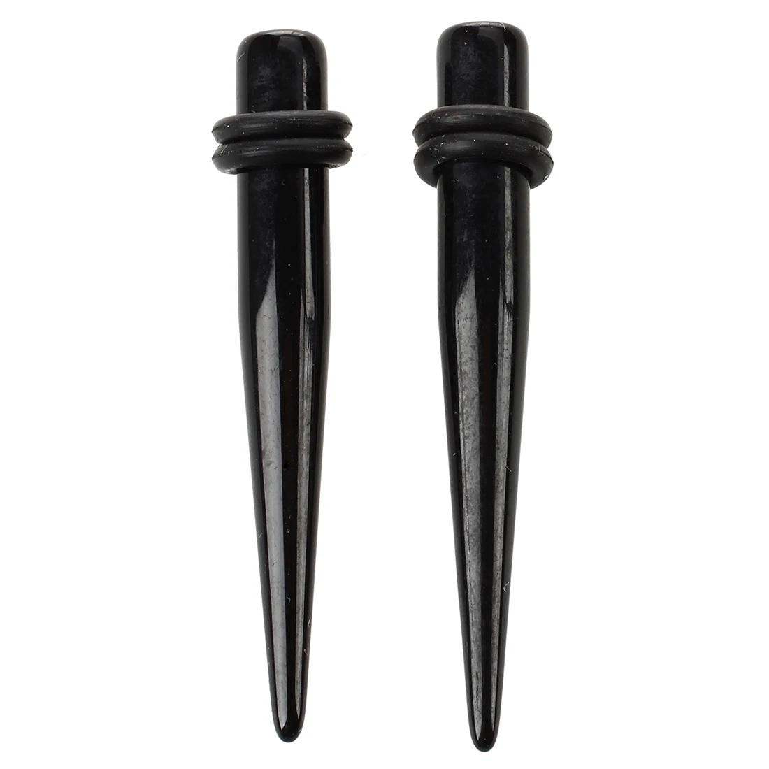 

2 x Acrylic Expander Taper Ear Stretching Plug 2G - Black