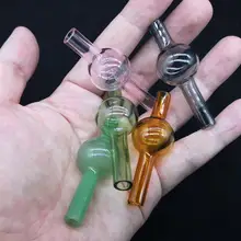 Универсальная цветная пузырчатая стеклянная крышка карбюратора, стеклянная крышка OD 23 мм для XXL с двойными стенками, случайный цвет