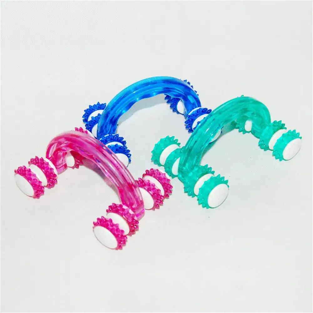 

Eight-wheel Body Massager Body Acupoint Meridian Lunar Roller Body Massage Roller Relaxation Color Random