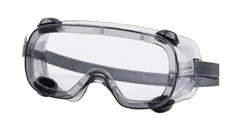 Deltaplus 101124 защитные очки, защитные очки, прозрачные, поликарбонатные, анти-брызги, анти-ударные, промышленные, пылезащитные, ветрозащитные очки