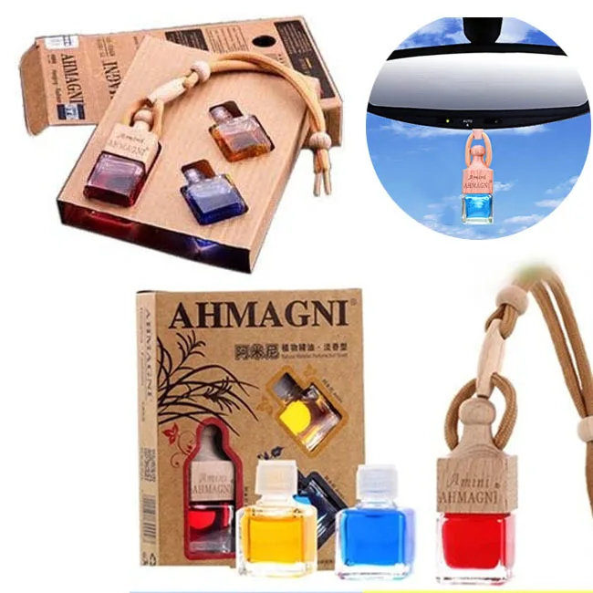3Pcs Auto Truck Car Home Hanging Perfume Scent liquid Air freshener
