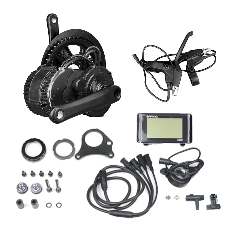 

Bafang bicicleta electrica hub motor 36V 350W/250W MTB bicycle engine kit BBS01 Crank Motor with Sendor LCD ebike conversion kit