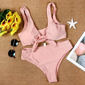 

swimming suit for women Bikini Set Push-Up Padded Swimwear Sexy Swimsuit Bathing Bow Beachwear maio feminino praia Brazilian