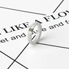 Único Anillos mujeres 3mm negro anillo de cerámica blanca para las mujeres India piedra boda Comfort Anillos compromiso joyería marca ► Foto 2/6