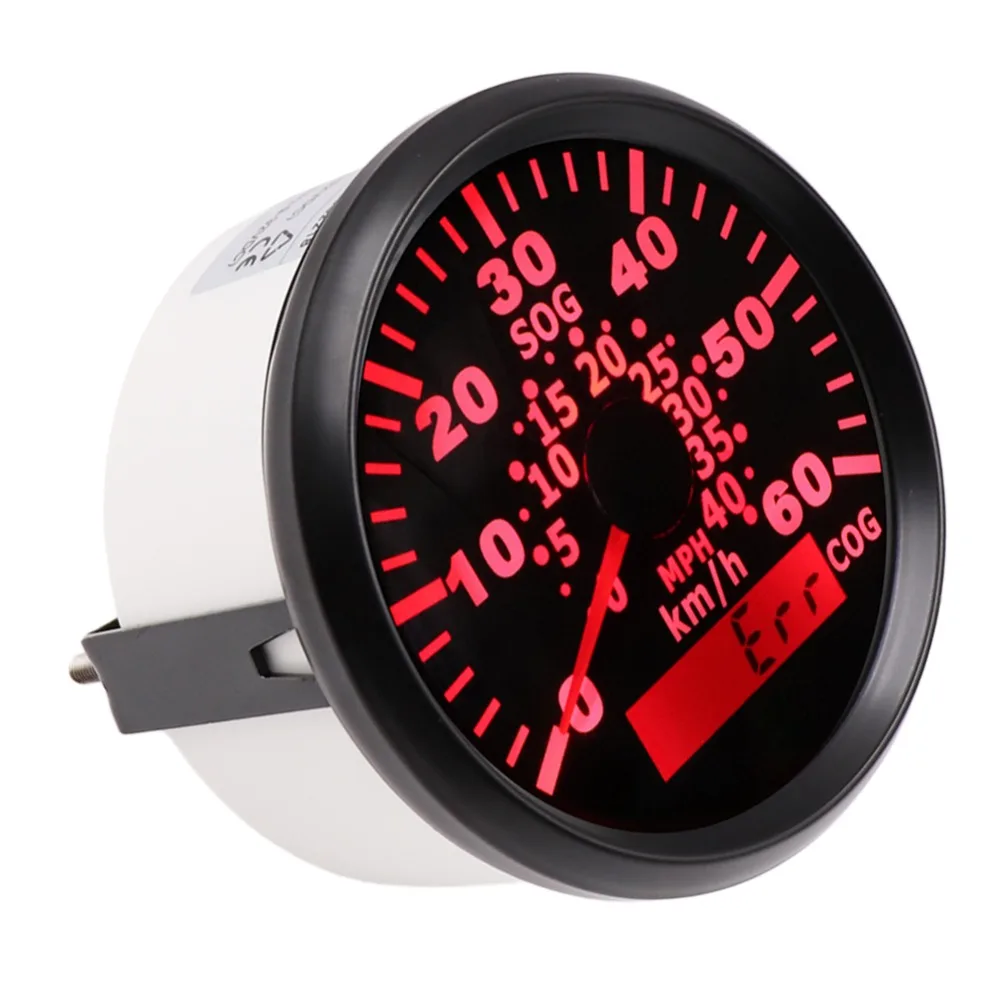 85mm Marine Car GPS Speedometer 60 Km/h 40 MPH Speedometer with