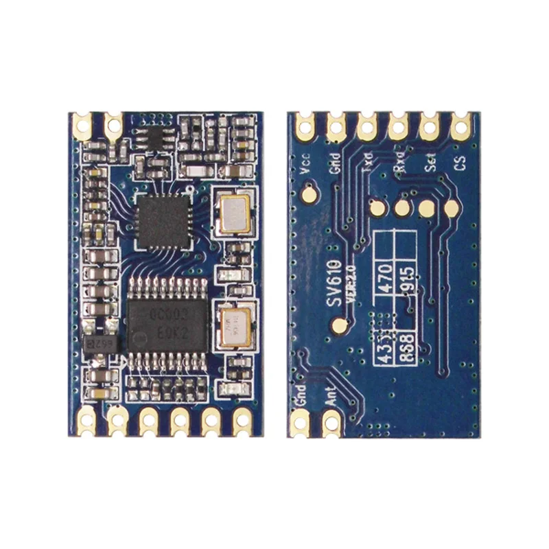 

2PCS Embedded Si4432 RF transceiver module SV610 with Frequency 868MHz 100MW
