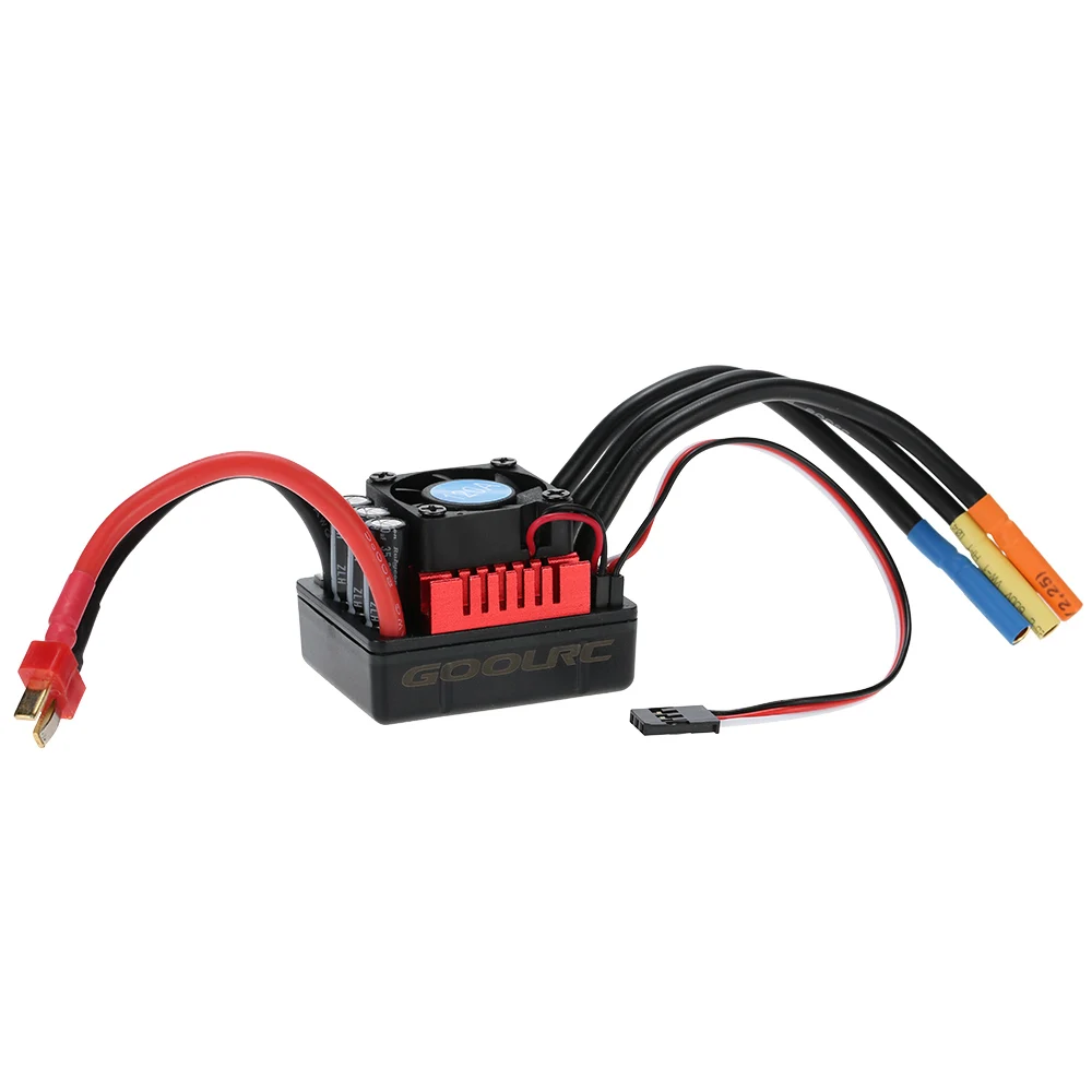 

S- 120A S- 80A Brushless ESC Electric Speed Controller with 6.1V/3A SBEC for 1/8 RC Car Truck Vehicle Parts