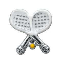 

SILVER TENNIS, Floating charm fit floating charm lockets, FC0319,10PCS/LOT