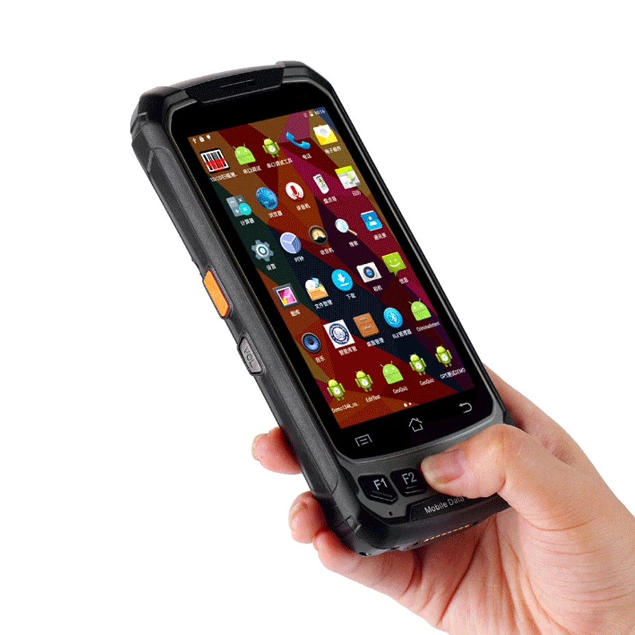 US $264.88 Industrial Rugged Handheld PDA Android Data Collector Wireless 4G Mobile Data Terminal 1DLaser 2D QRCODE Barcode Scanner