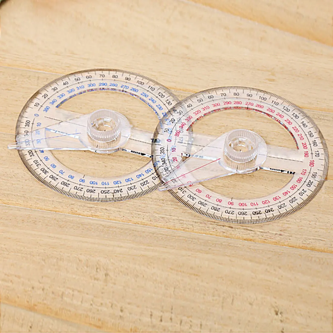 

Hot Circular 10cm Plastic 360 Degree Pointer Protractor Ruler Angle Finder Swing Arm For School Office Supplies Randowcolor