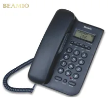 Английская Версия Call ID Стационарный Телефон Оптовая Домашний Офис Отель Без Батареи Принести Дисплей Питания Стационарный Телефон Черный
