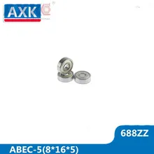 AXK 688ZZ подшипник ABEC-5 10 шт 8x16x5 мм миниатюрный 688Z подшипники маленькие 618/8ZZ EMQ Z3 V3 качество 688 ZZ