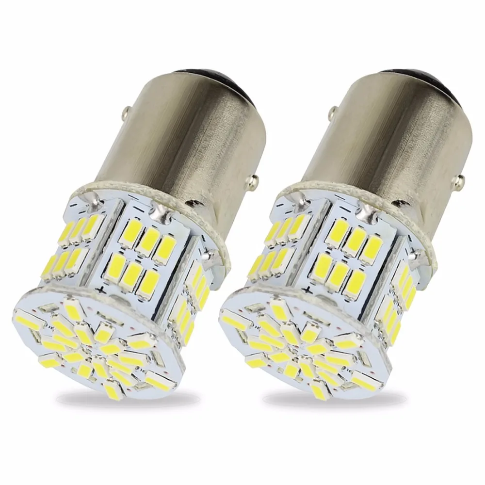

Safego LED Bulb Car Turn Signal Parking Light 54 SMD White LampIndicator Lamp Brake 6000K-7000k 12V Internal light Tail lights