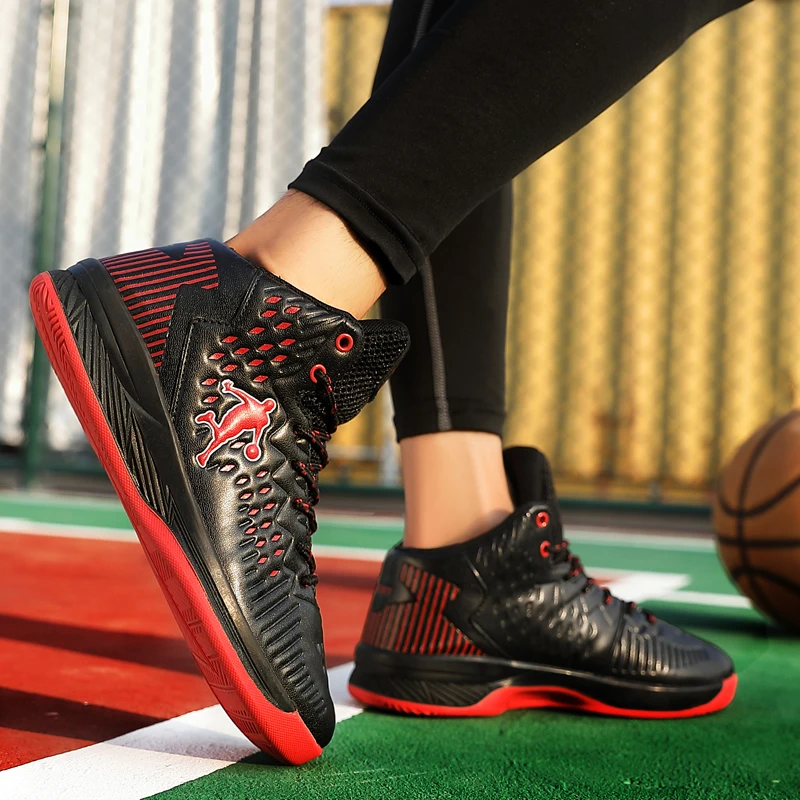 Baloncesto de los hombres zapatos de encaje transpirable Zapatos de deporte de los hombres suela de aire de baloncesto al aire libre zapatillas de deporte Zapatos zapatillas de baloncesto k35