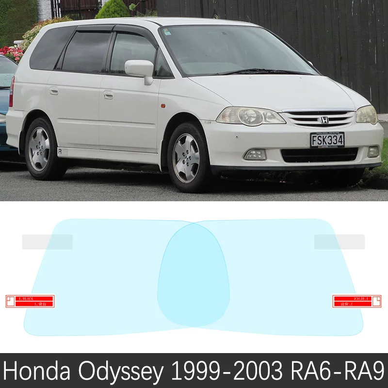 Для Honda Odyssey 1999- JDM модель полное покрытие противотуманная пленка зеркало заднего вида аксессуары RA6 RA9 RB1 RB2 RB3 RB4 RC1 RC2 - Название цвета: Odyssey 99-03 RA6-9