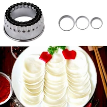 Нержавеющая сталь кроя форма для пельменей Кухня 3 Размеры 1 комплект Кухня Лепка пельменей Кондитерские инструменты форма для выпечки Maker резка теста 897115