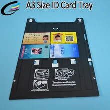 4 шт. ПВХ id-карты печати лотки для Epson 1400 1410 1430 1430 Вт 1500 Вт inket принтера A3