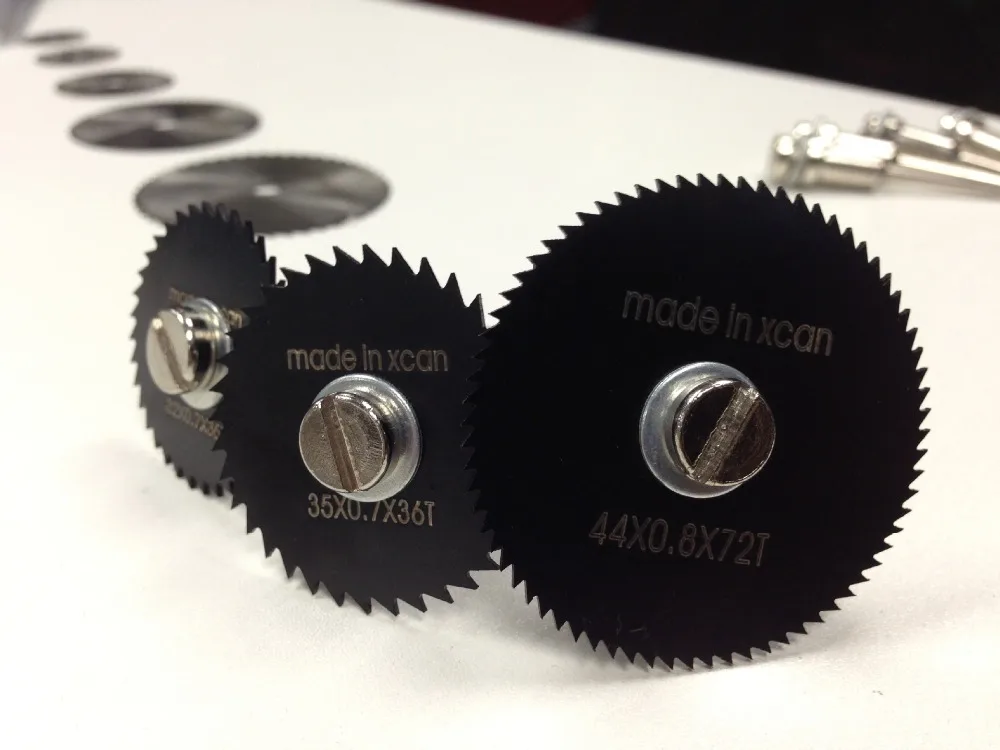 6 Pcs/Set High Quality HSS Super Thin Black Dremel Circular Saw Blades