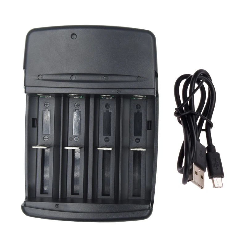 Умное USB зарядное устройство с 4 слотами для аккумуляторных батарей 1 6 в стандарта