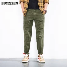 Мужские брюки-карго, повседневные хлопковые брюки, Военные стильные комбинезоны, длинные брюки, мужские брюки больших размеров, свободные тактические брюки высокого качества F40