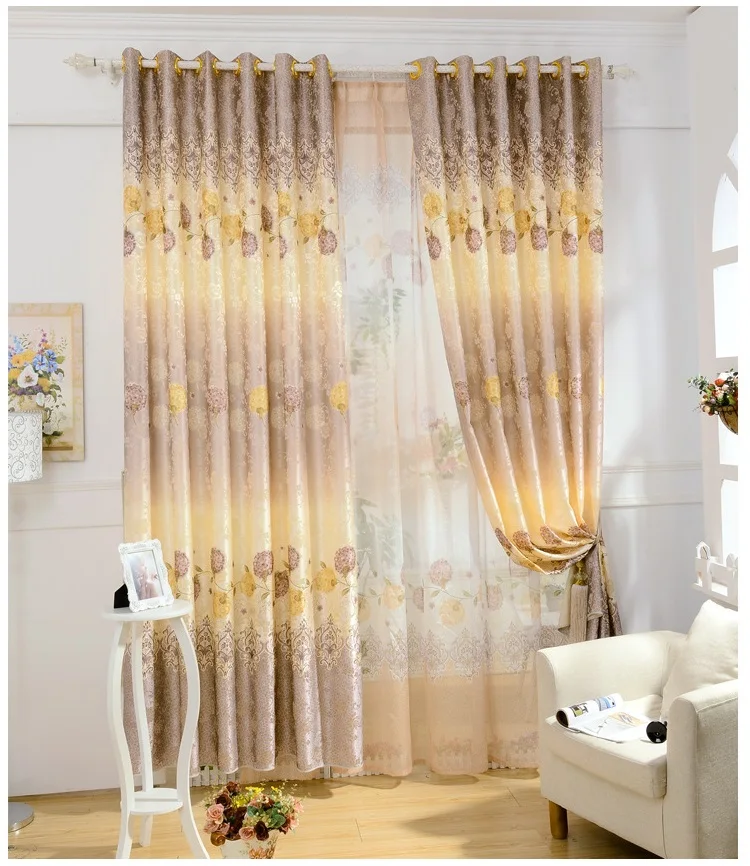 Pastoral style high quality Curtain/Cozy bedroom curtains finishedin