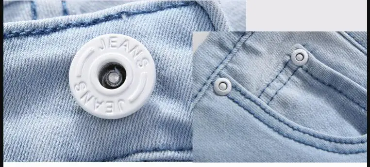 Blue Skinny Jeans Men Spring Summer Stretch Slim Jean Pants High Quality Men Cotton Casual Denim Jeans Long Jean Pants Size 36
