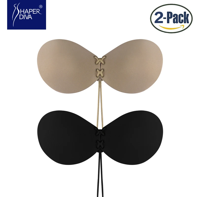 Shaper diva 2Pcs Sexy Women Lingerie Silicone Bra Push Up Self Adhesive