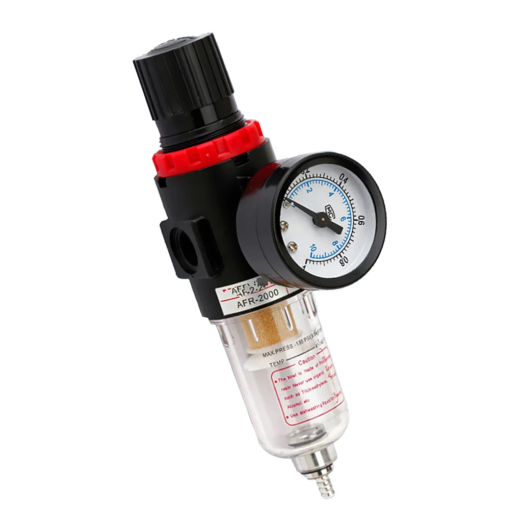

AFR-2000 Air Filter Regulator Moisture Trap Pressure Gauge Compressor