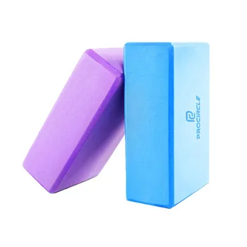 

procircle High-density EVA Pilates Yoga Block Gym Home Exercise Workout Stretching Sport Foam Block 4 Colors