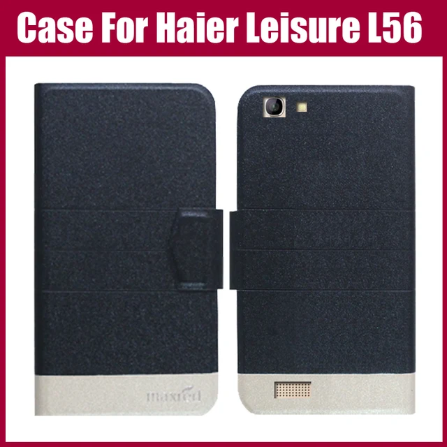 Best Offers Hot! Haier Leisure L56 Case New Arrival 5 Colors Fashion Flip Ultra-thin Leather Protective Cover For Haier Leisure L56 Case