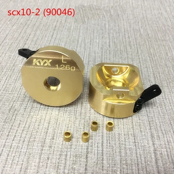 

1Pair Copper Steering Cup Counterweight Increase Accessories Upgrade For Axial scx10-ll 90046 RC Model Simulated Crawler Cars