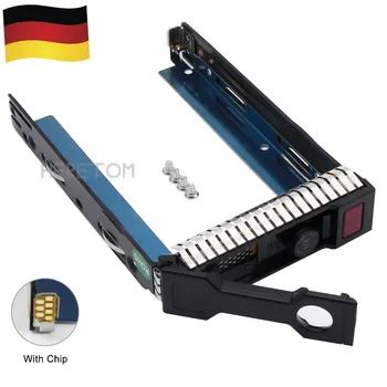 

DE Shipping 651314-001 3.5" Gen8 SAS SATA Hard Drive Tray Caddy Sled ML350e ML310e SL250s G8 HDD Caddy Bracket w/Chip