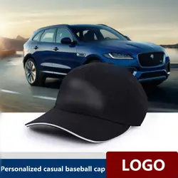Новинка, оптовая продажа, Черный Модный хлопковый логотип автомобиля для Jaguar XJ Xjl, F-TYPE, бейсбольная кепка для мужчин и женщин