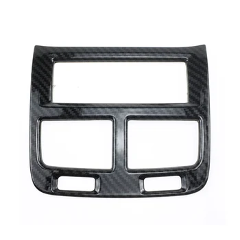 

ABS Carbon Fiber Color Interior Armrest Rear Air vent Cover Trim 1PCS For Volvo XC90 2015-2018/ XC60 2018