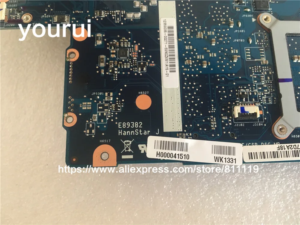 US $109.25 H000041510 Laptop Motherboard For Toshiba Satellite C870 C875 L870 L875 S875 HM76 PLFPLRCSFCSR DSC HD 7610M Main Board