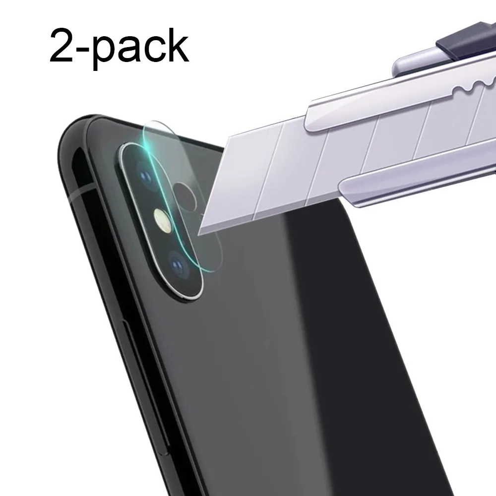 Прозрачная 2х задняя камера из стекловолокна Защитная пленка для iPhone XS/XS Max # h |