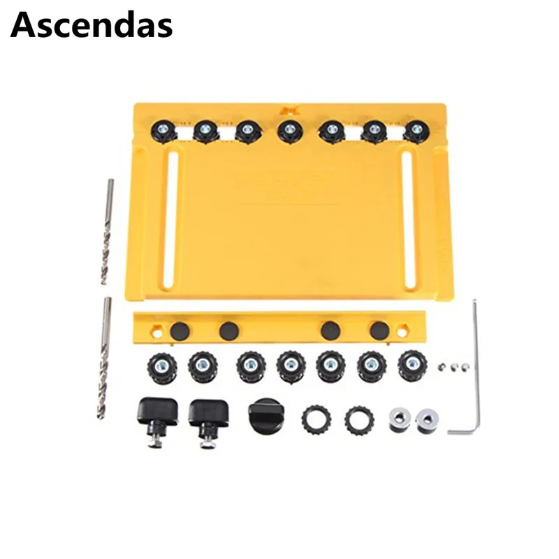 Ascendas 5mm 6mm Hole Drilling Guide Hardware Jig Woodworking