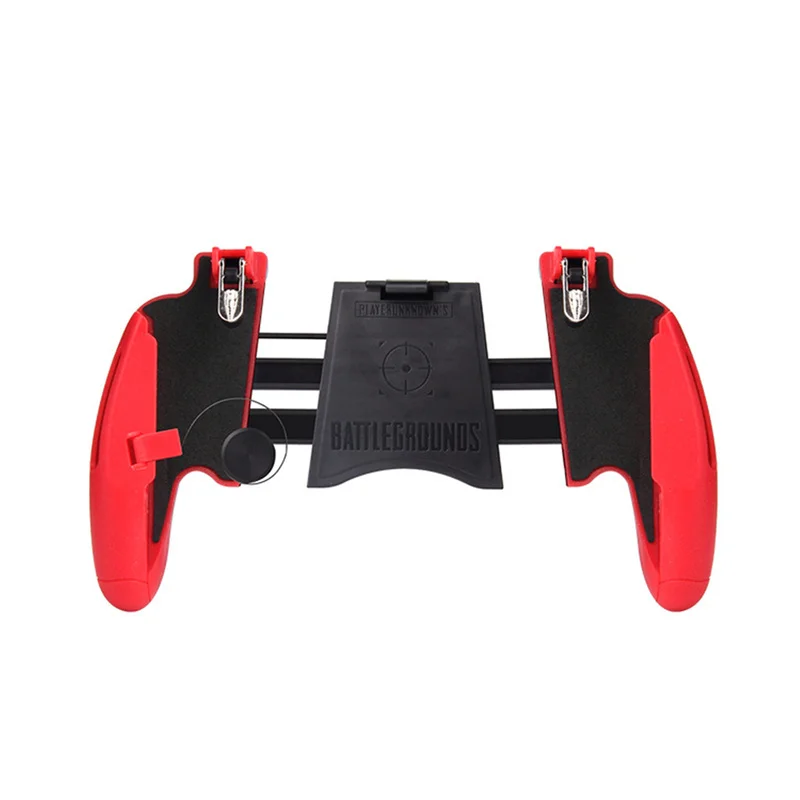 

New Mobile PUBG Controller Metal L1 R1 Trigger for IOS Android Four-finger Linkage Operating Gamepad Peripherals PUBG Controller