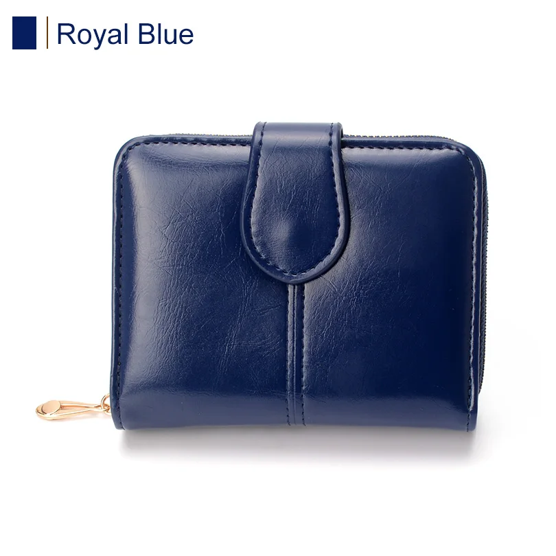 COHEART элегантный кошелек, женский модный кошелек, женский кошелек, Кожаный многофункциональный кошелек, маленькая сумка для денег, Карманный Кошелек, высокое качество - Цвет: Royal Blue
