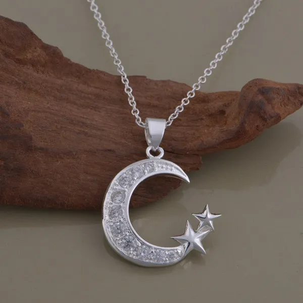 

wholesale High quality silver Fashion jewelry chains necklace pendant WN-1381