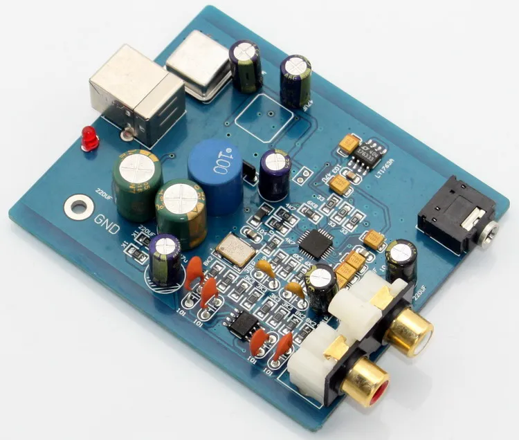 YJ SA9023 + ES9018K2M USB DAC 24BIT 96 K вход RCA аудио выход Предварительный усилитель |