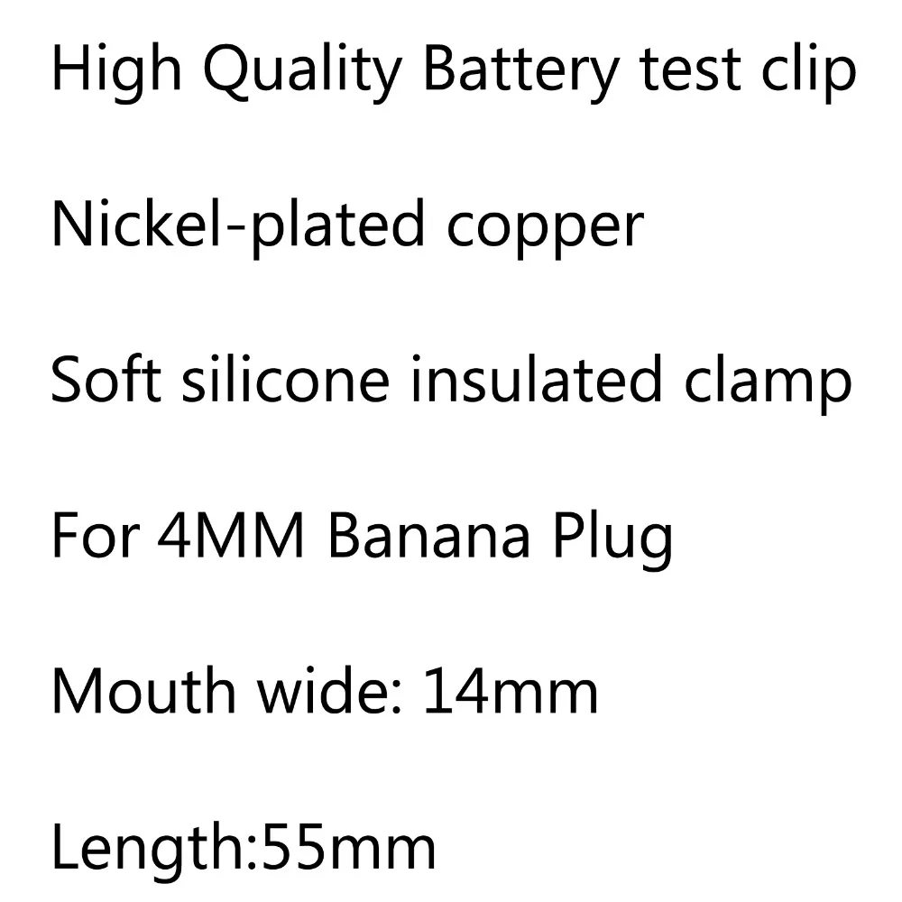 Areyourshop распродажа 2 шт. Аккумуляторный зажим 55 мм HV крокодил зажим для штепсельной вилки банана 4 мм компактный мультиметр Кабельные зонды крокодил зажим