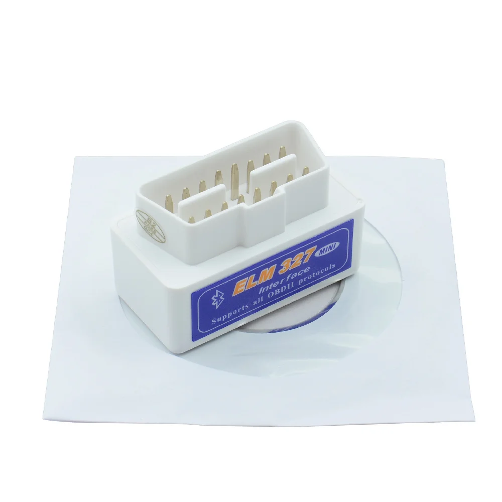 ELM327 White Мини ELM327 Bluetooth V2.1 OBD2 автомобильный диагностический сканер ELM 327 Bluetooth для Android/Symbian для OBDII протоколов 3 вида цветов - Цвет: ELM327 White