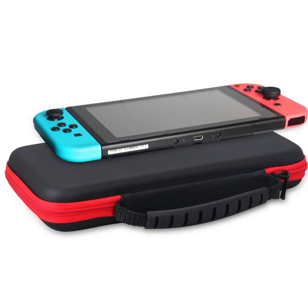 Travel Carrying Case for Nintendo Switch with 4 Built-in Game Card Holders - Joy-con & Game Console Accessories Protective Stora