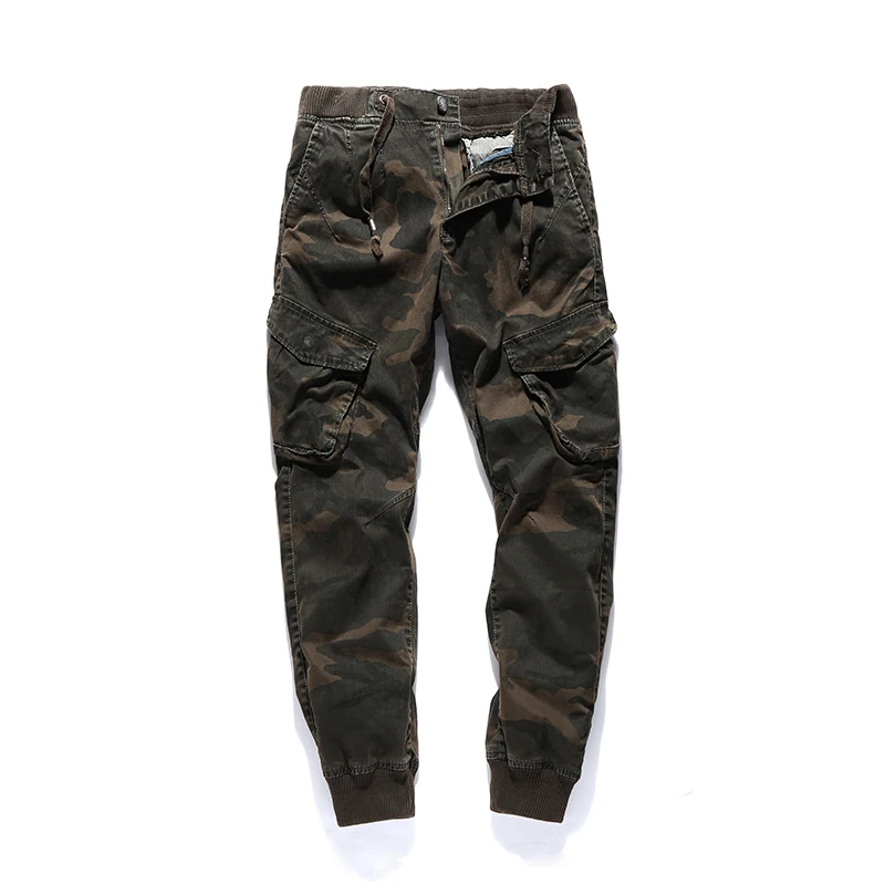 

2018 New High Quality Jogger Camouflage Pants Men Casual Cotton Fitness Runners Trousers Comfortable Sweatpants Autumn Cargo Man