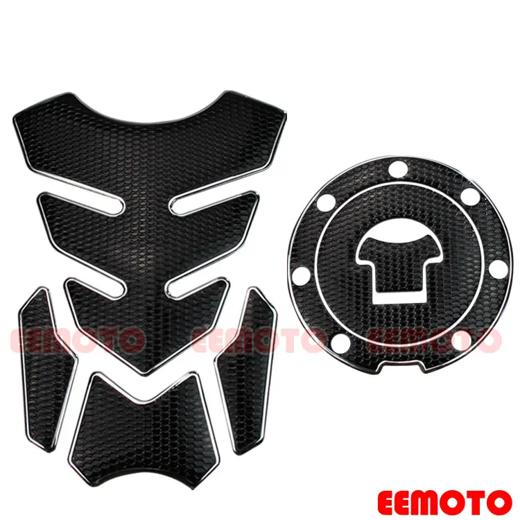 Carbon Fiber Tank Pad Sticker Decal Emblem Fit For Honda CBR400//600//1000//1100XX
