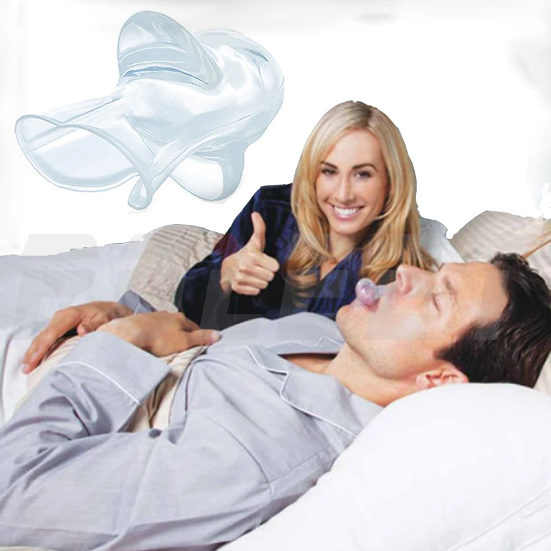 Silicone Anti Snoring Tongue Retaining Device Snore Solution Sleep
